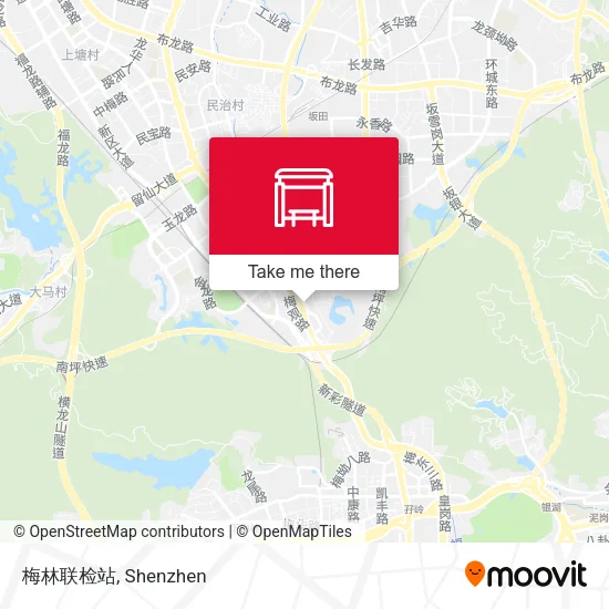 梅林联检站 map