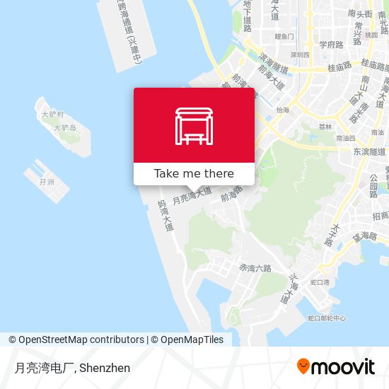 月亮湾电厂 map