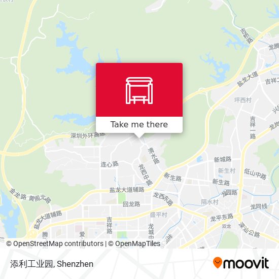 添利工业园 map