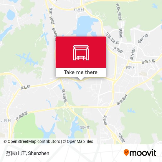 荔园山庄 map