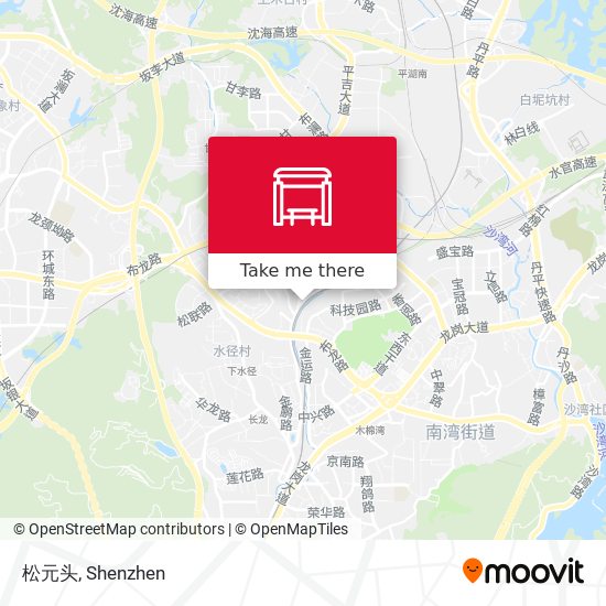 松元头 map