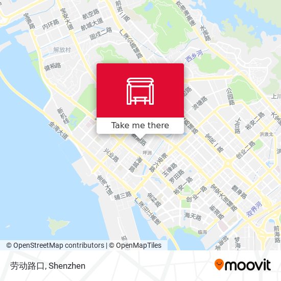 劳动路口 map