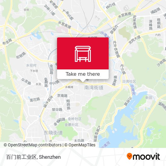 百门前工业区 map