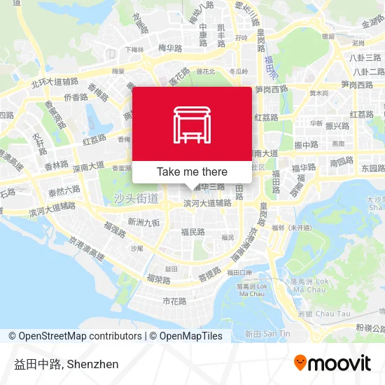 益田中路 map