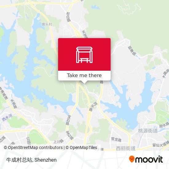 牛成村总站 map