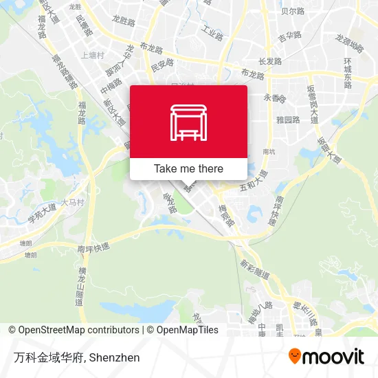 万科金域华府 map