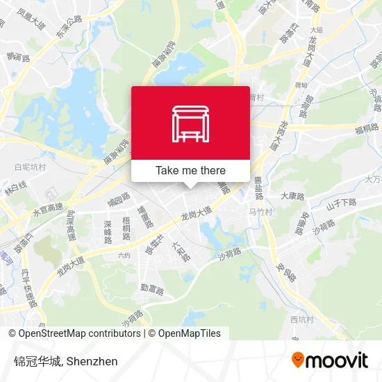 锦冠华城 map