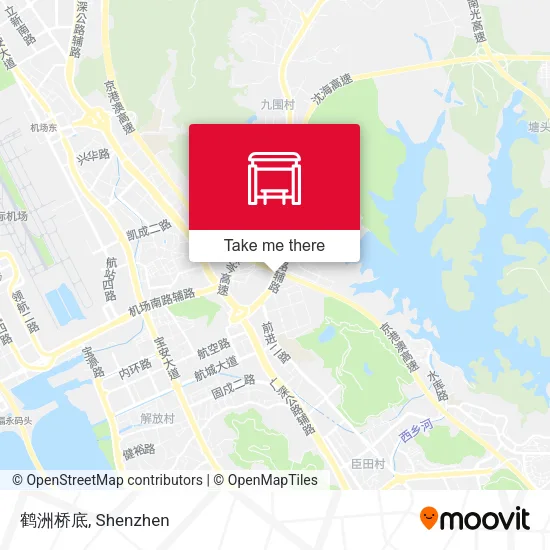 鹤洲桥底 map