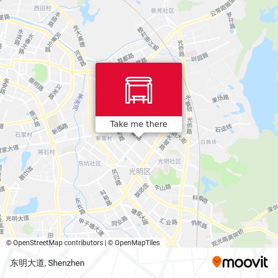 东明大道 map