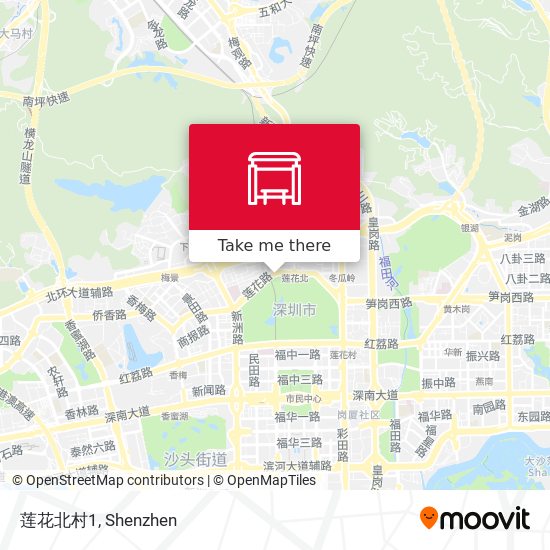 莲花北村1 map