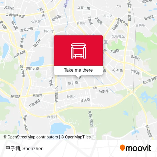 甲子塘 map