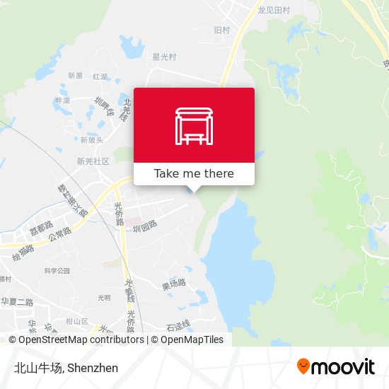 北山牛场 map