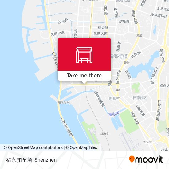 福永扣车场 map