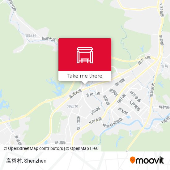 高桥村 map