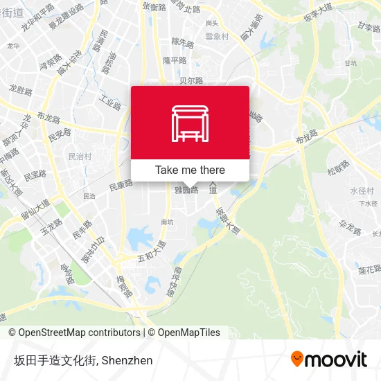 坂田手造文化街 map