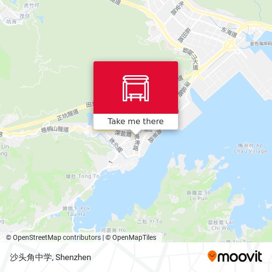 沙头角中学 map