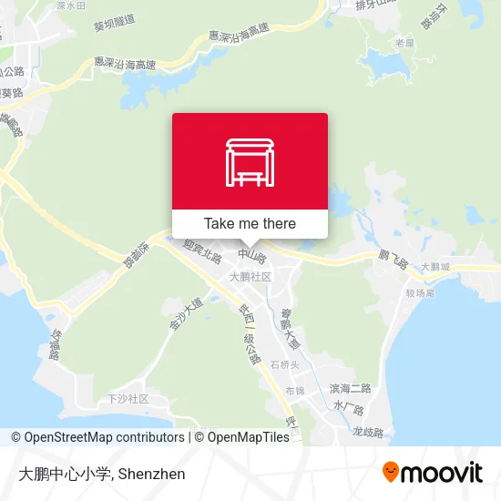 大鹏中心小学 map