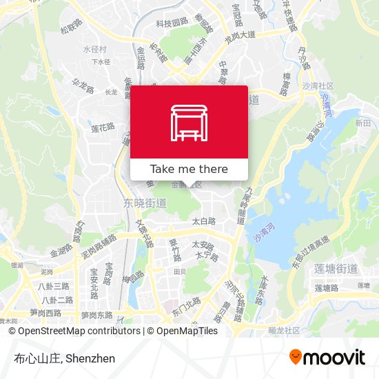布心山庄 map