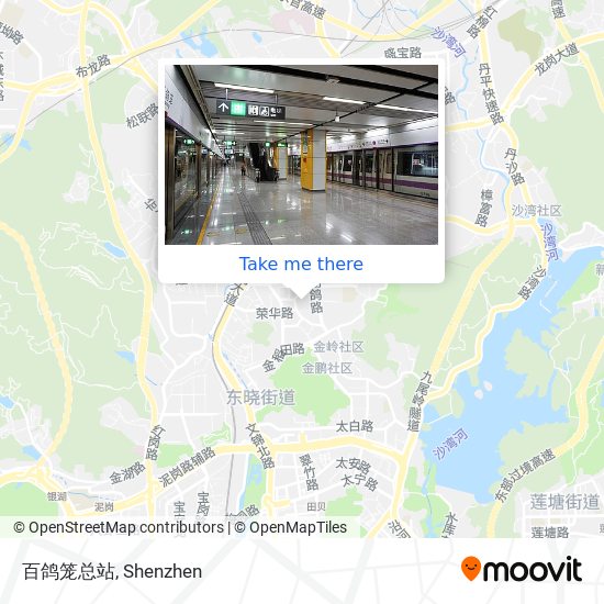 百鸽笼总站 map