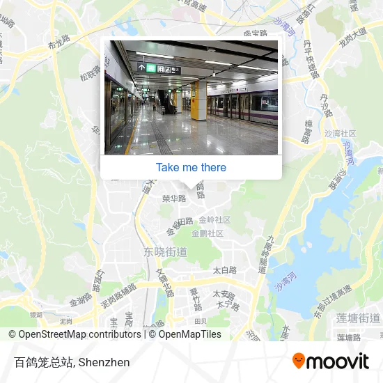 百鸽笼总站 map