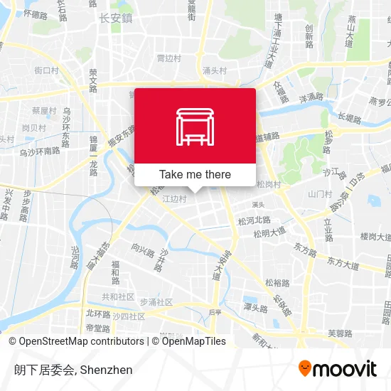 朗下居委会 map