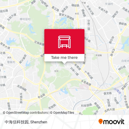 中海信科技园 map