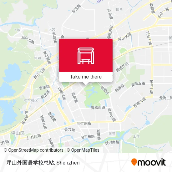 坪山外国语学校总站 map