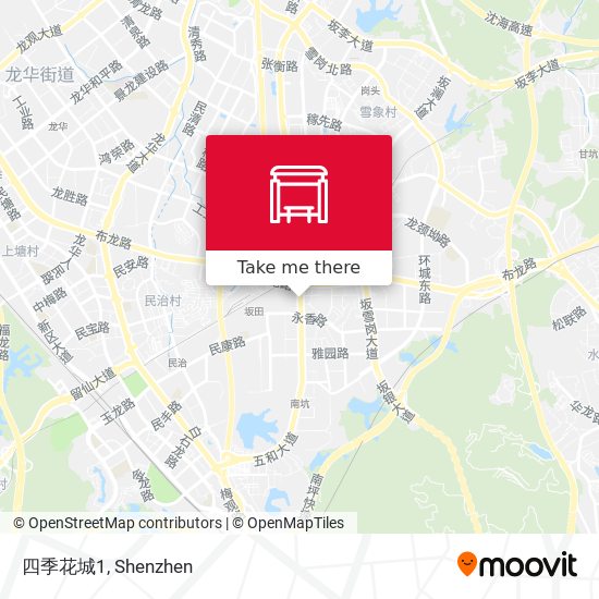 四季花城1 map