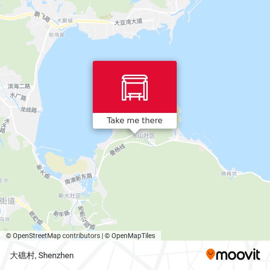 大礁村 map