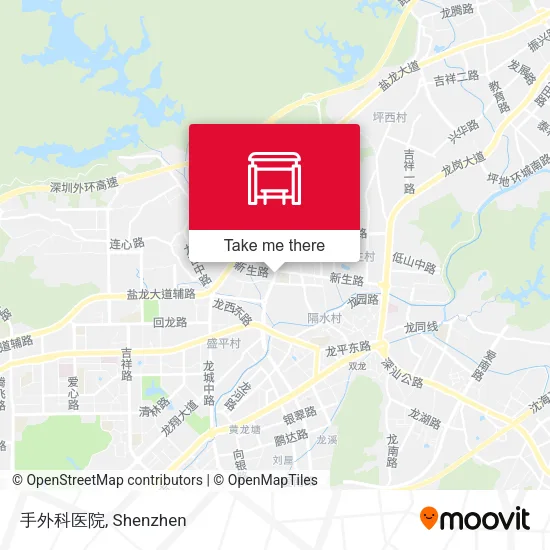 手外科医院 map