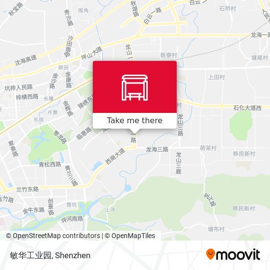 敏华工业园 map