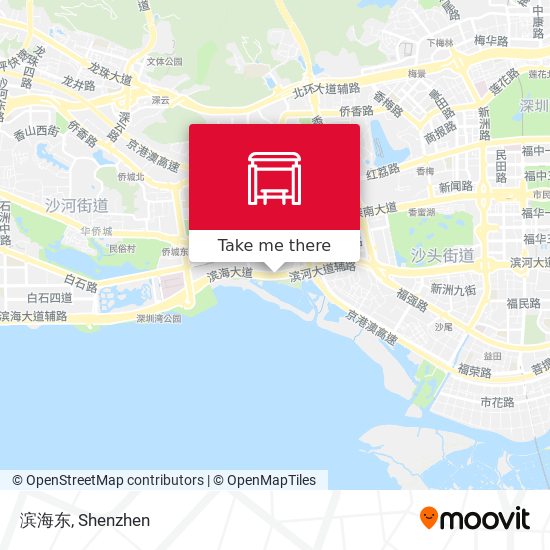 滨海东 map