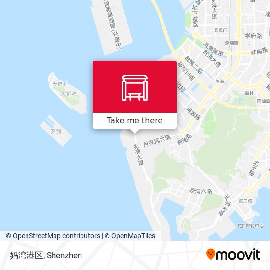 妈湾港区 map