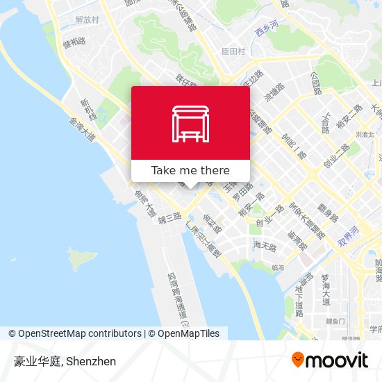 豪业华庭 map