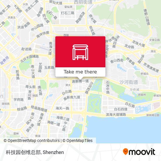 科技园创维总部 map