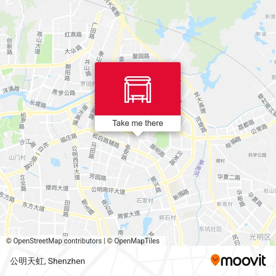 公明天虹 map