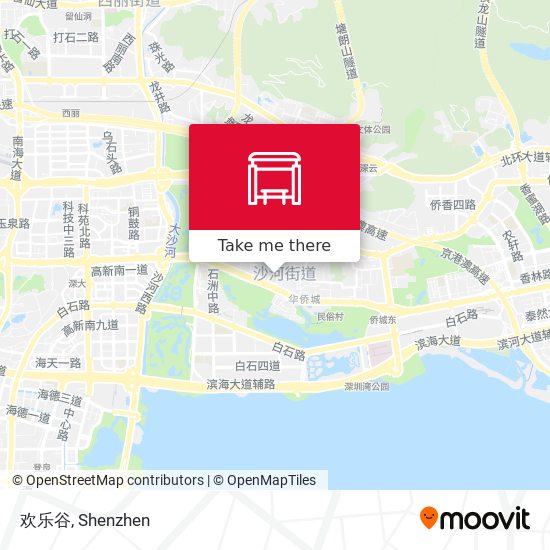 欢乐谷 map