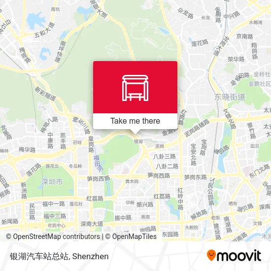 银湖汽车站总站 map