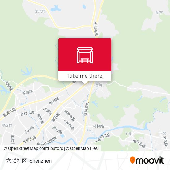 六联社区 map