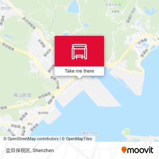 盐田保税区 map
