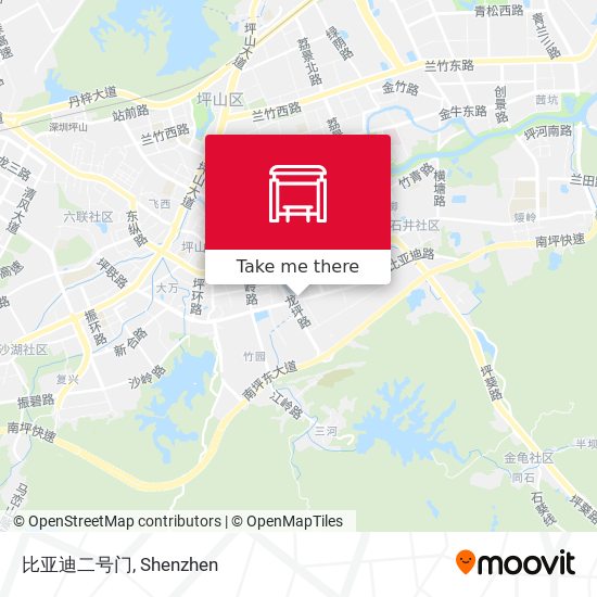 比亚迪二号门 map