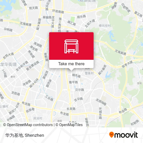 华为基地 map
