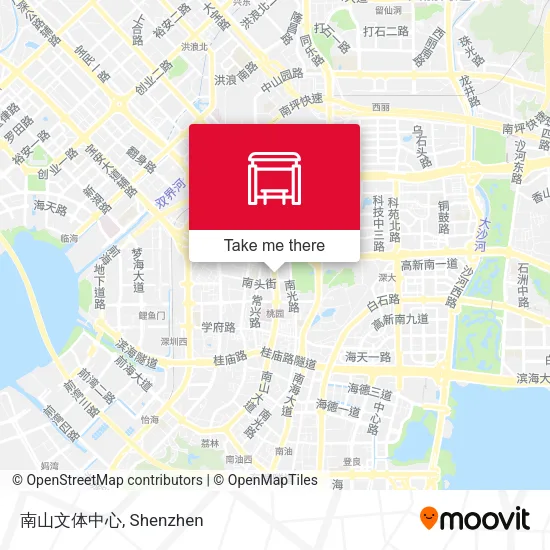 南山文体中心 map