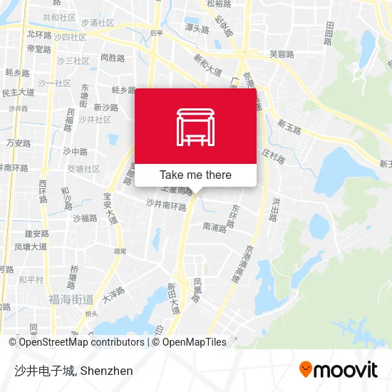 沙井电子城 map