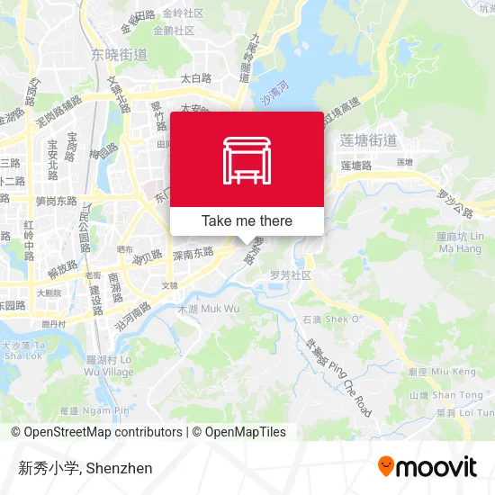新秀小学 map