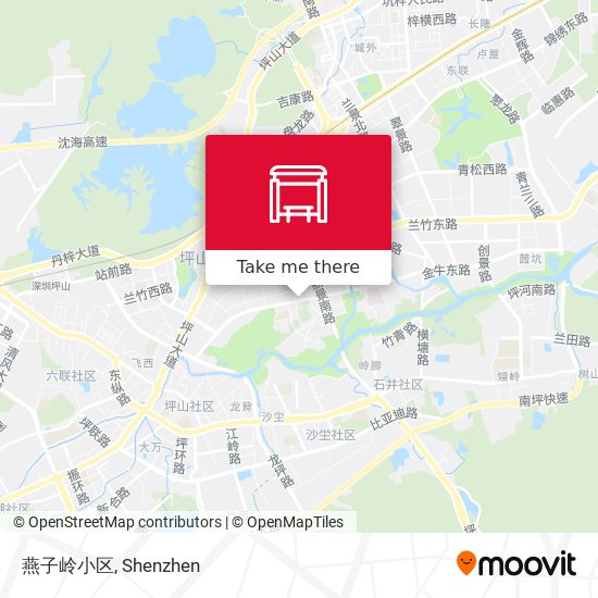 燕子岭小区 map