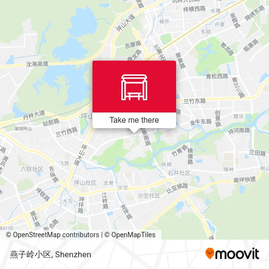 燕子岭小区 map