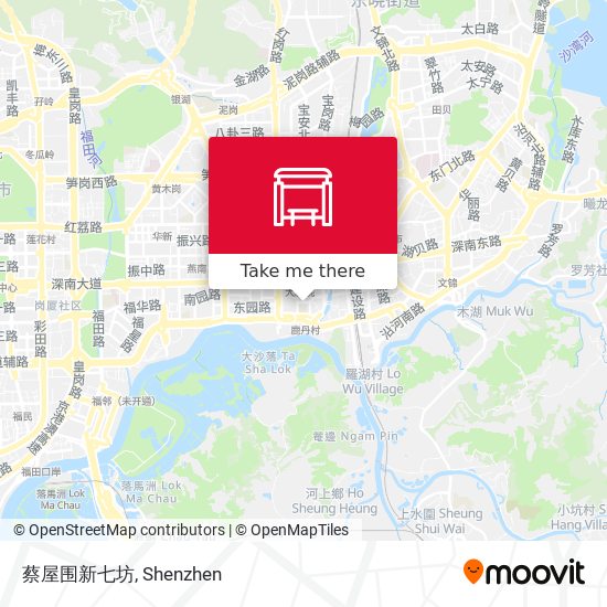 蔡屋围新七坊 map