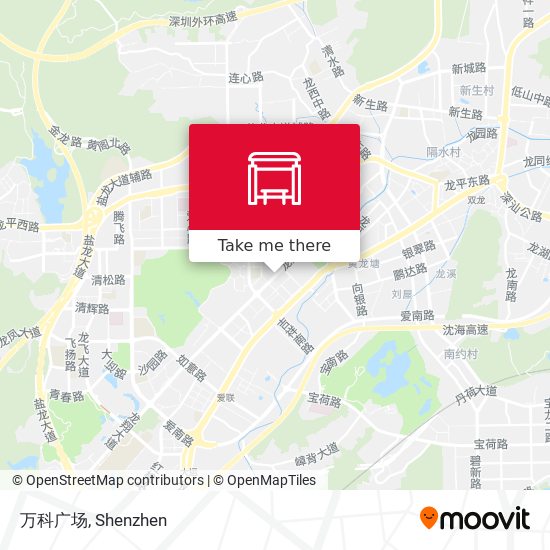 万科广场 map