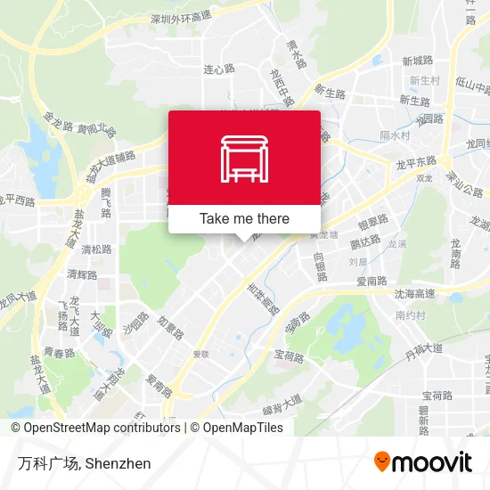 万科广场 map